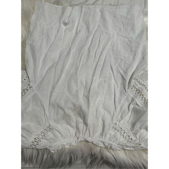 Lilly Pulitzer Embroidered candee top resort white lace tassel  boho top S - Picture 3 of 9